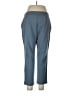 Purejill Solid Blue Active Pants Size M - photo 2