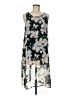 Sami & JO 100% Polyester Floral Gray Casual Dress Size M - photo 1
