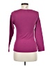 Assorted Brands Purple 3/4 Sleeve T-Shirt Size M - photo 2