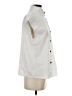 Shein White Sleeveless Button-Down Shirt Size S - photo 4