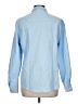 Unbranded 100% Polyester Color Block Blue Long Sleeve Blouse Size L - photo 2