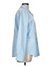 Unbranded 100% Polyester Color Block Blue Long Sleeve Blouse Size L - photo 4