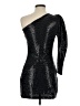 Zara Metallic Black Cocktail Dress Size S - photo 2