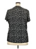 Notations Polka Dots Black Short Sleeve T-Shirt Size 2X - photo 2