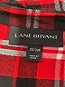 Lane Bryant Plaid Red 3/4 Sleeve Button-Down Shirt Size 22 - 24 Plus - photo 7