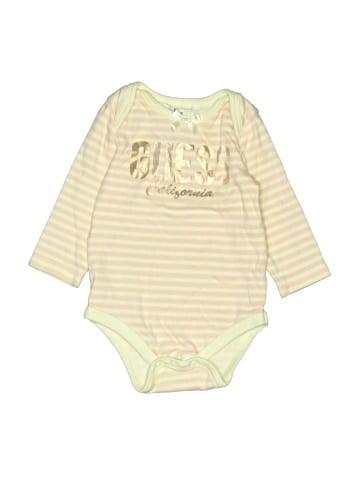 Guess Baby Long Sleeve Onesie (view 1)