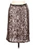 Cremieux 100% Polyester Metallic Silver Formal Skirt Size M - photo 1