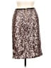 Cremieux 100% Polyester Metallic Silver Formal Skirt Size M - photo 2