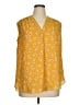 Vince Camuto 100% Polyester Yellow Sleeveless Blouse Size 1X - photo 1