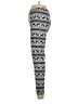 HDE Print Gray Leggings Size L (estimated) - photo 5
