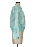 Venus 100% Cotton Teal 3/4 Sleeve Blouse Size S - photo 4