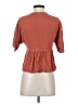 ASOS Design Orange Short Sleeve Blouse Size 4 - photo 2