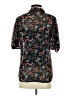 Laundry by Shelli Segal 100% Polyester Floral Black Short Sleeve Blouse Size XS - photo 2