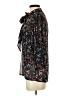 Laundry by Shelli Segal 100% Polyester Floral Black Short Sleeve Blouse Size XS - photo 5