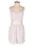 Hollister 100% Viscose Stripes White Romper Size XS - photo 1