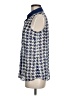 Ali & Kris 100% Polyester Houndstooth Blue Sleeveless Blouse Size M - photo 5