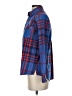 Vineyard Vines 100% Polyester Plaid Blue Long Sleeve Blouse Size 2 - photo 5