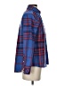 Vineyard Vines 100% Polyester Plaid Blue Long Sleeve Blouse Size 2 - photo 4