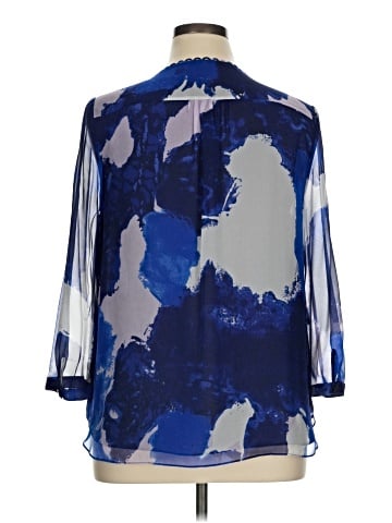 Diane von Furstenberg 3/4 Sleeve Silk Top (view 2)