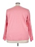 Denim & Co 100% Cotton Pink Sweatshirt Size 3X - photo 2