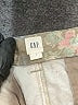 Gap Floral Tan Khaki Shorts Size 0 - photo 3