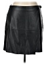 Max Studio 100% Polyurethane Black Faux Leather Skirt Size L - photo 1
