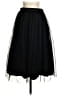 Bebe 100% Polyester Solid Black Formal Skirt Size 4 - photo 1