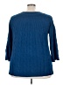 Avenue 100% Acrylic Blue Pullover Sweater Size 26 - 28 Plus - photo 2