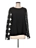 W118 by Walter Baker 100% Polyester Black Long Sleeve Top Size M - photo 1