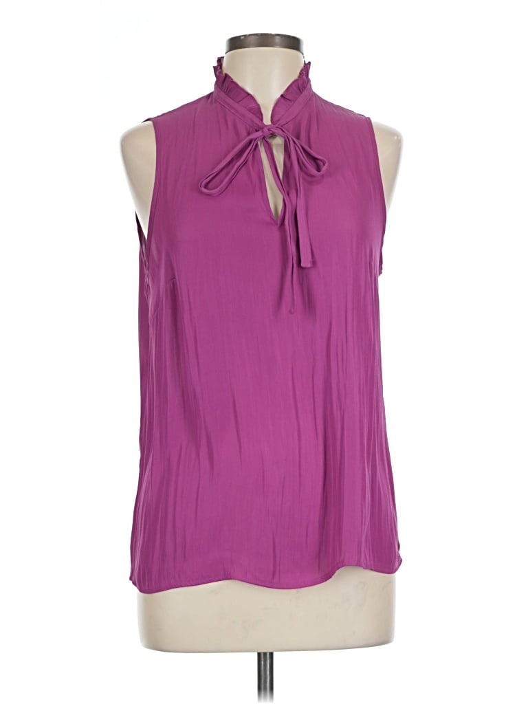 Pre-owned Mossimo Sleeveless Blouse In Purple