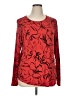 Apt. 9 Red Long Sleeve Blouse Size XL - photo 1