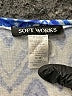 Soft Works Blue 3/4 Sleeve Top Size M - photo 7