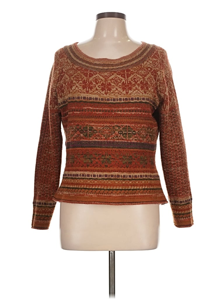 Pre-owned Norton Mcnaughton Pullover Sweater In Brown