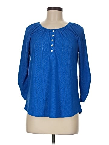 NY Collection 3/4 Sleeve Blouse (view 1)