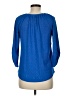 NY Collection Blue 3/4 Sleeve Blouse Size M (petite) - photo 2