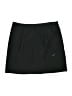 IZOD 100% Polyester Solid Black Casual Skirt Size 12 - photo 1