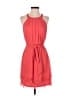 Jessica Simpson 100% Polyester Solid Red Casual Dress Size 4 - photo 1