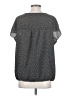 Ann Taylor LOFT 100% Polyester Gray Short Sleeve Blouse Size XXS - photo 2