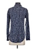 Splendid 100% Rayon Polka Dots Blue Long Sleeve Button-Down Shirt Size S - photo 2