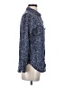 Splendid 100% Rayon Polka Dots Blue Long Sleeve Button-Down Shirt Size S - photo 4