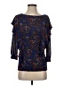 Free People Blue 3/4 Sleeve Blouse Size XS - photo 1
