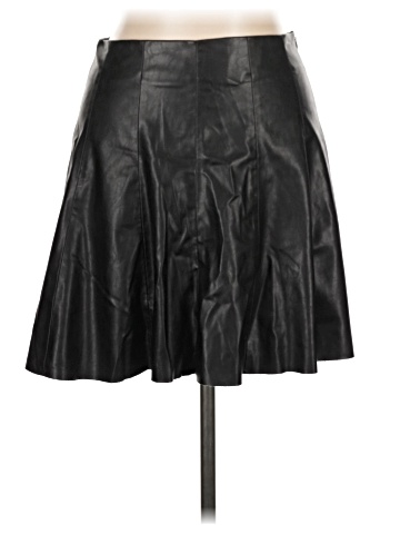 Zara Faux Leather Skirt (view 1)
