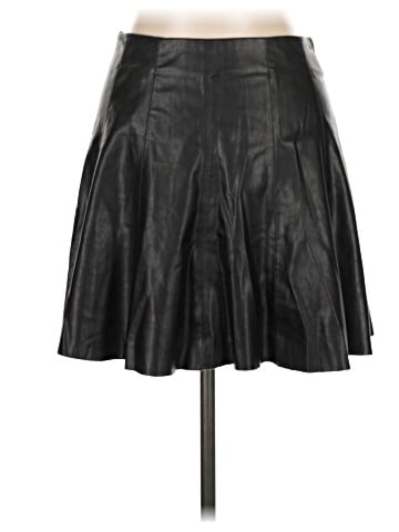 Zara Faux Leather Skirt (view 2)