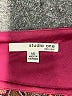 Studio One Chevron-herringbone Burgundy Cocktail Dress Size 14 - photo 7