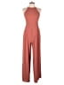 Entro Solid Brown Jumpsuit Size M - photo 1
