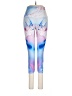 Assorted Brands Graphic Blue Yoga Pants Size M - photo 1