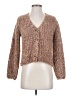 Gentle Fawn 100% Polyester Tweed Brown Cardigan Size XS - photo 1