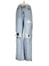 Shein Hearts Blue Jeans Size M - photo 1
