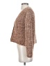 Gentle Fawn 100% Polyester Tweed Brown Cardigan Size XS - photo 5