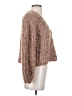 Gentle Fawn 100% Polyester Tweed Brown Cardigan Size XS - photo 4